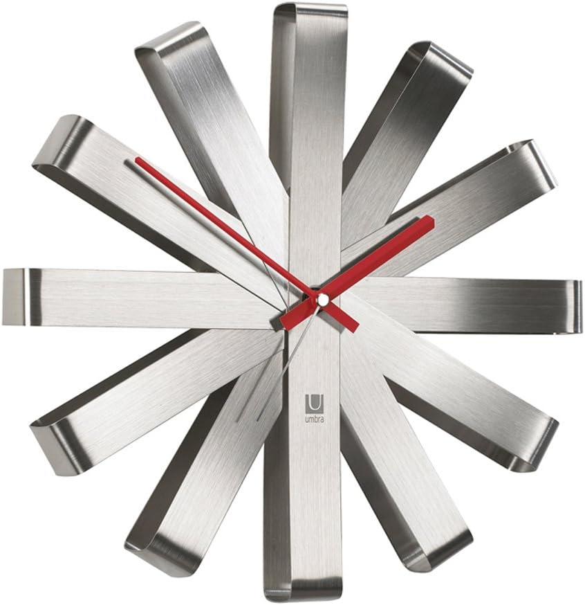 Umbra Reloj de pared de cinta de 12 pulgadas