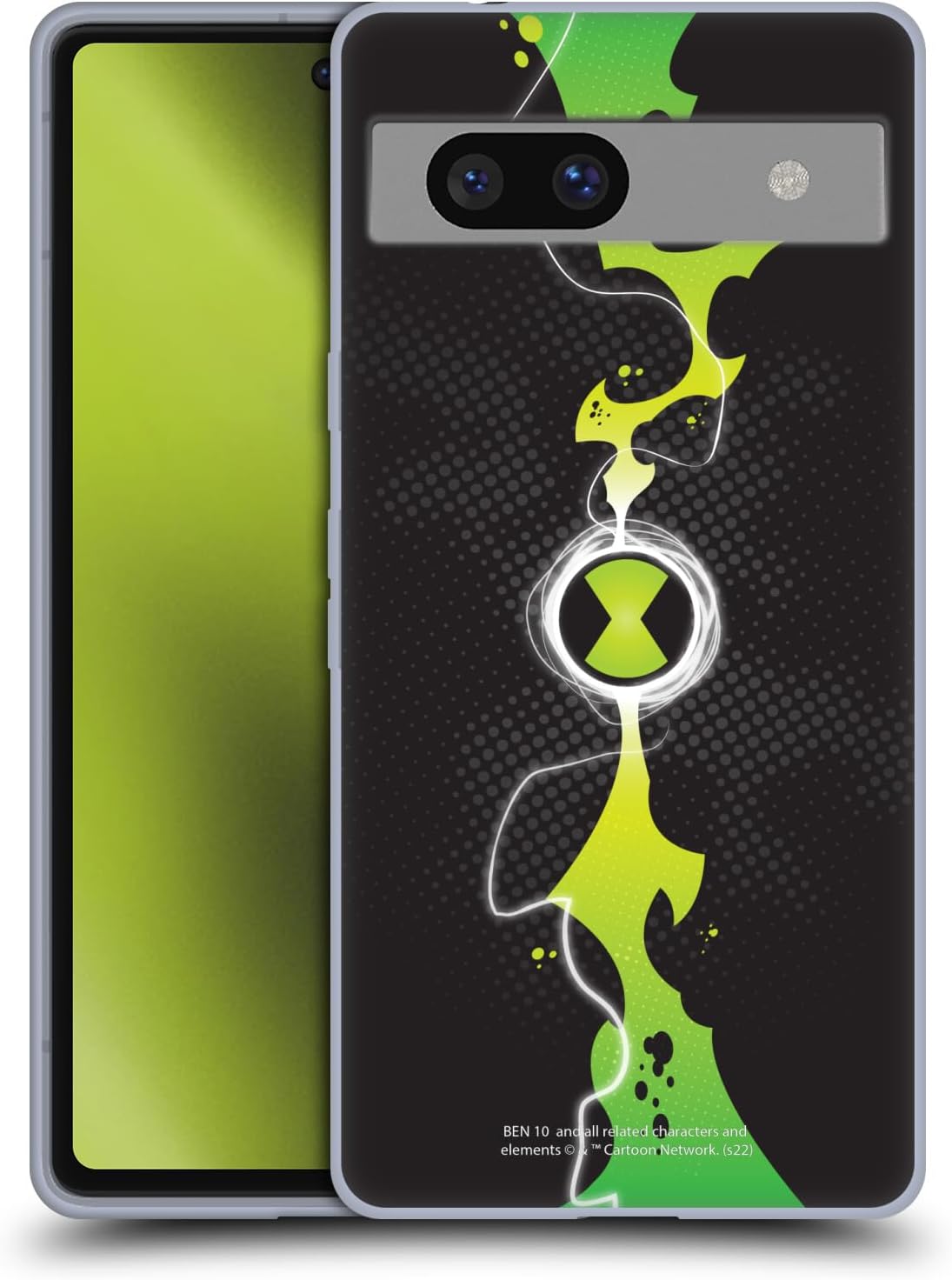 Head Case Designs Officially Licensed Ben 10 Omniverse Omnitrix Graphics Soft Gel Case Compatible with Google Pixel 7a