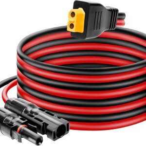 Cable conector de panel solar a XT60 de 5 pies, cable de extensión de carga solar de 10 AWG a XT60 XT60 (hembra de enchufe) para panel solar Cable conector de panel solar a XT60 de 5 pies, cable de extensión de carga solar de 10 AWG a XT60 XT60 (hembra de enchufe) para panel solar