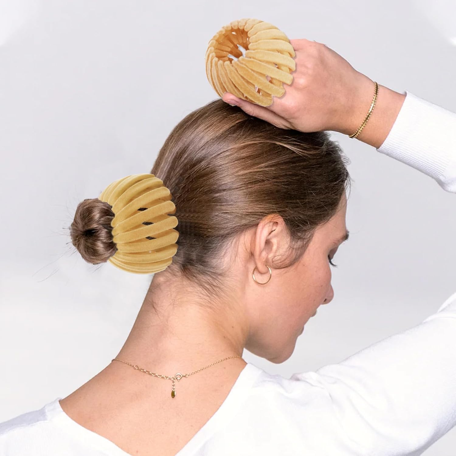 3 pinzas para el cabello mágicas Sizobi Bird Nest, pinzas de moño expandibles para cabello fino y grueso, accesorios para el cabello para mujeres y