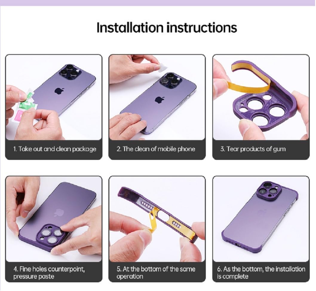 Real Bare – Funda para teléfono sin marco diseñada para iPhone 13 Pro, protector de lente de cámara, almohadilla de esquina de TPU a prueba de