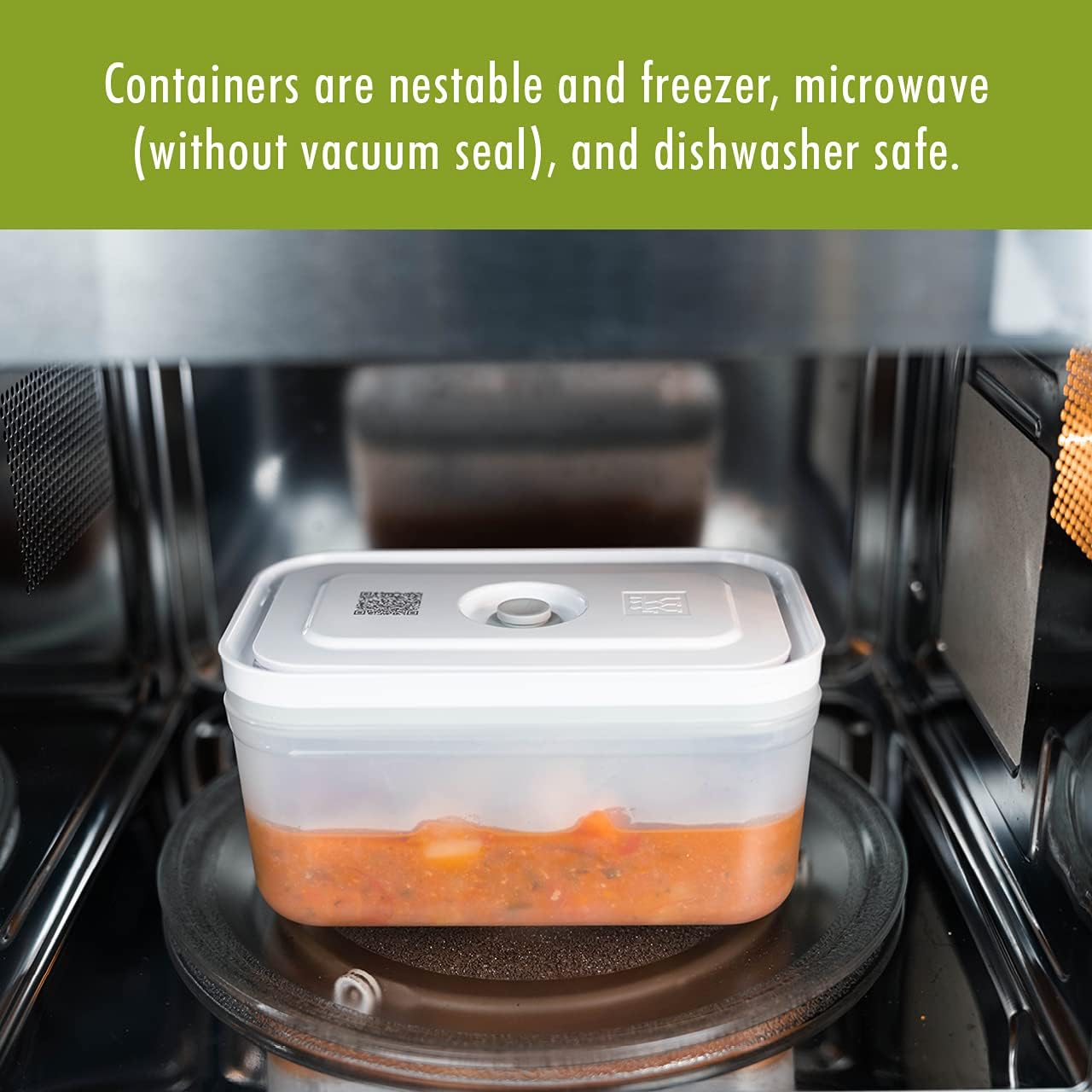 ZWILLING Recipiente hermético grande de almacenamiento de alimentos Fresh & Save, contenedor de preparación de comidas, sin BPA