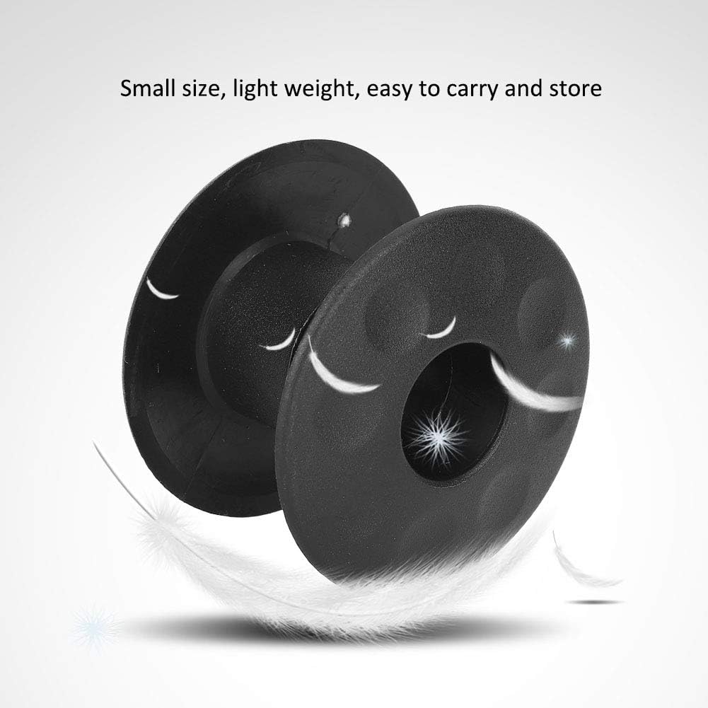 Pissente Varillas de cojinete de futbolín, 10 pares de bujes de futbolín de mesa de plástico negro, varillas de rodamiento de futbolín, juegos
