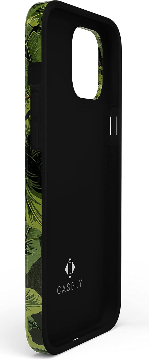 Casely Funda floral para iPhone 1212 Pro  Sneaky Monkeys  Funda Frida Kahlo Jungle