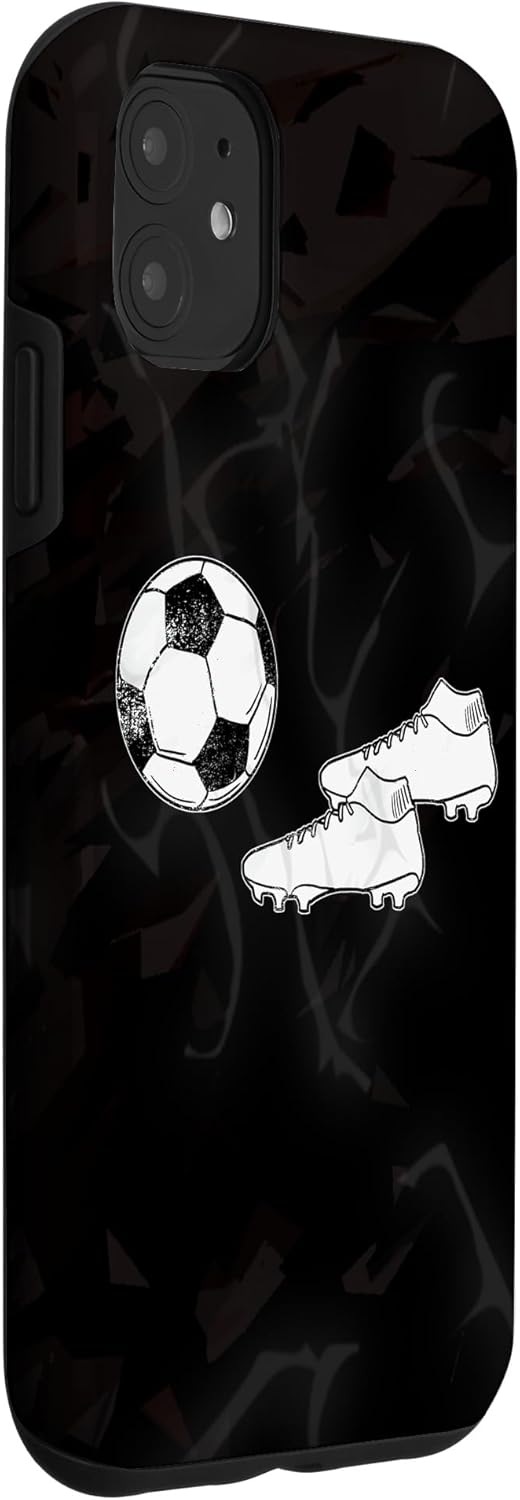 iPhone 11 Balón de fútbol y zapatos Cool Football Sport Jugadores Equipo Caja de regalo