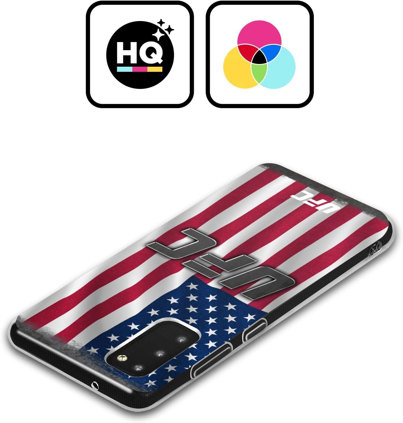 Head Case Designs Officially Licensed UFC US Flag Logo Soft Gel Case Compatible with Samsung Galaxy A32 (2021)
