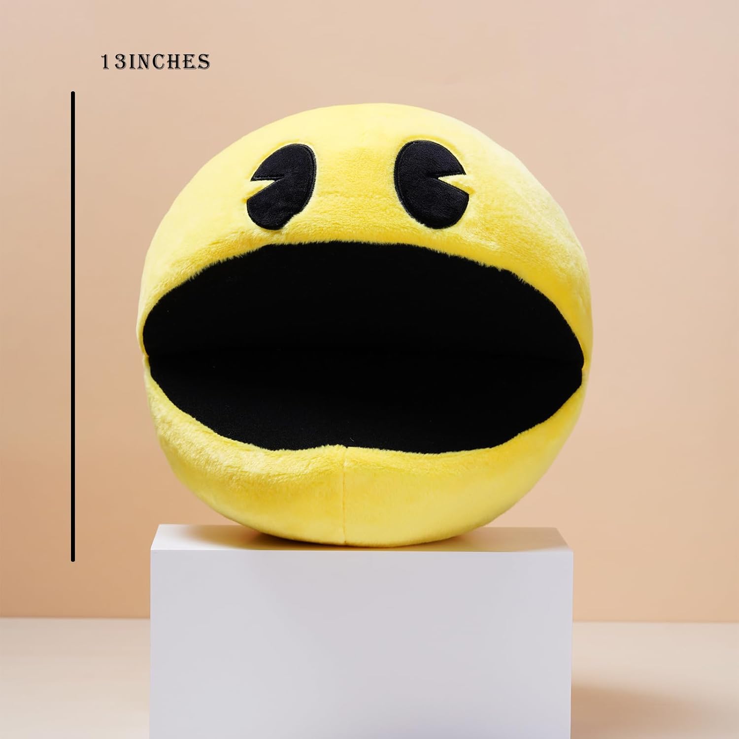 Peluche amarillo de 13 pulgadas, lindo juguete de peluche suave de anime You Gonna Never Stop para niños