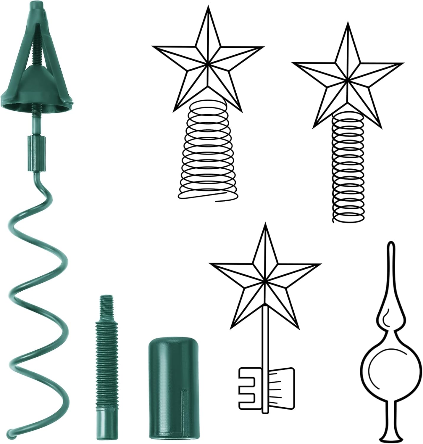 Soporte para decoración de árbol de Navidad, estabilizador universal para árbol de Navidad, adaptador floral para árbol de Navidad, soporte de