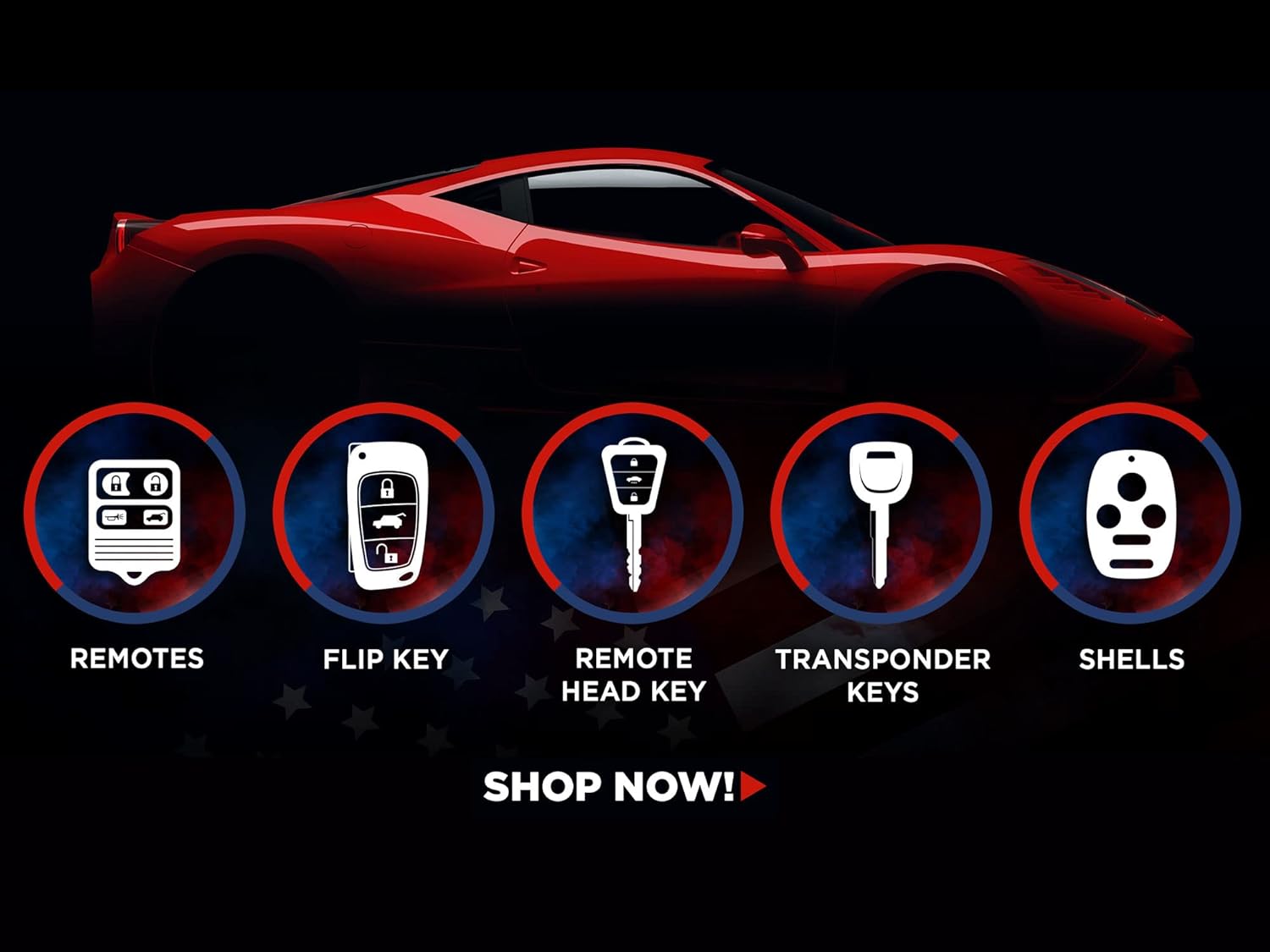 No se requiere corte USA Remote Key Fob Shell Case Kit para Toyota 4btn – Utilice la cuchilla existente