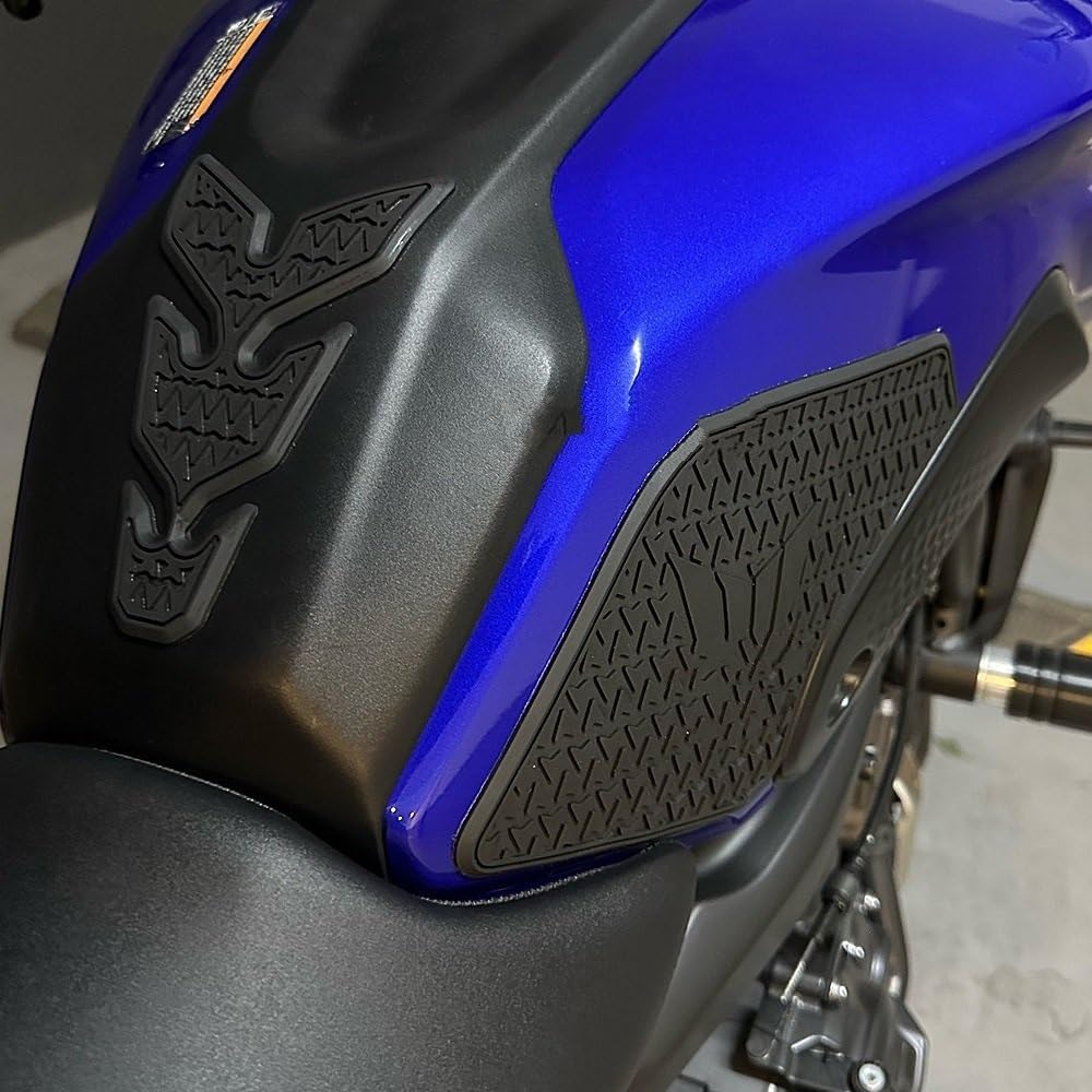 Adhesivo para tanque de combustible para motocicleta, antideslizante, para tanque de combustible, impermeable, adhesivo de goma para Y&AMAHA MT-07
