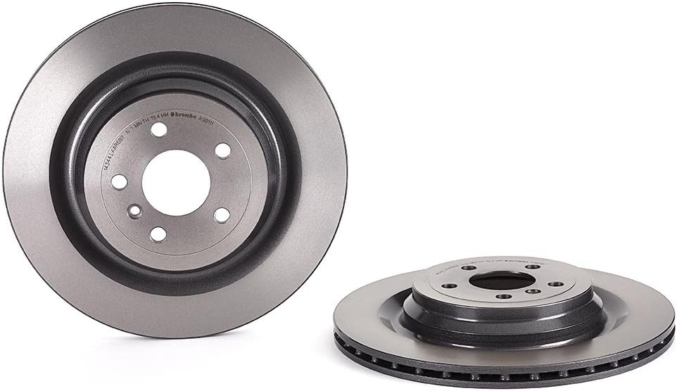 Brembo 09.A961.11 pilar recubierto ULTRAVIOLETA ventiló el rotor del freno trasero BRABUSMERCEDES-BENZ OE# A1664230212