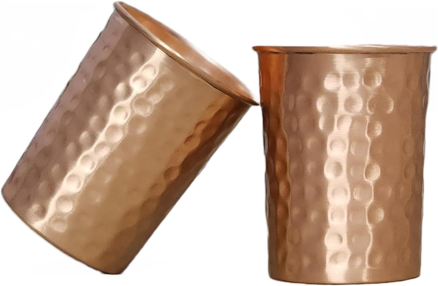 AWF – Vaso de agua de cobre puro martillado de 8 onzas líquidas, vasos mezclados hechos a mano, cobre ayurveda, yoga, el mejor regalo de Pascua,