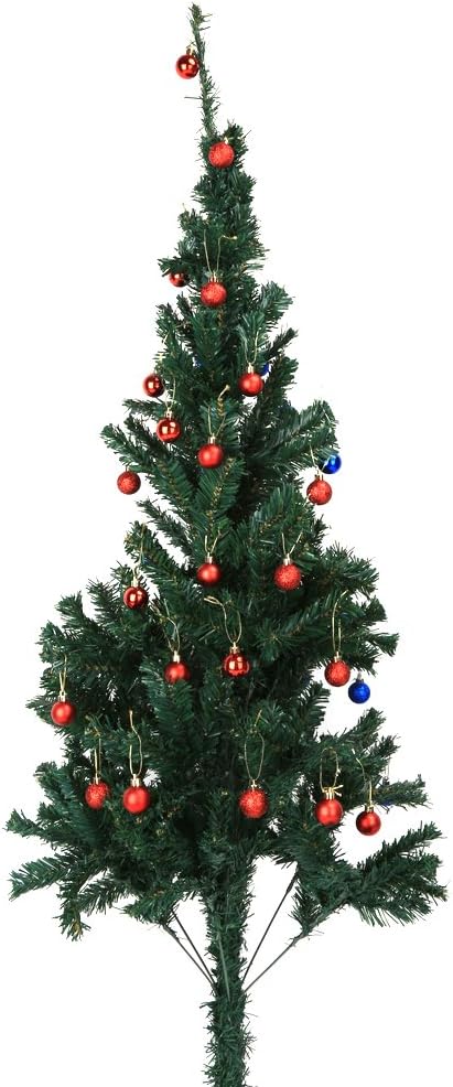 24 bolas de Navidad de 6 colores, bola de adorno de bola de Navidad, bolas de Navidad, adornos de bolas de Navidad inastillables, bolas de árbol de