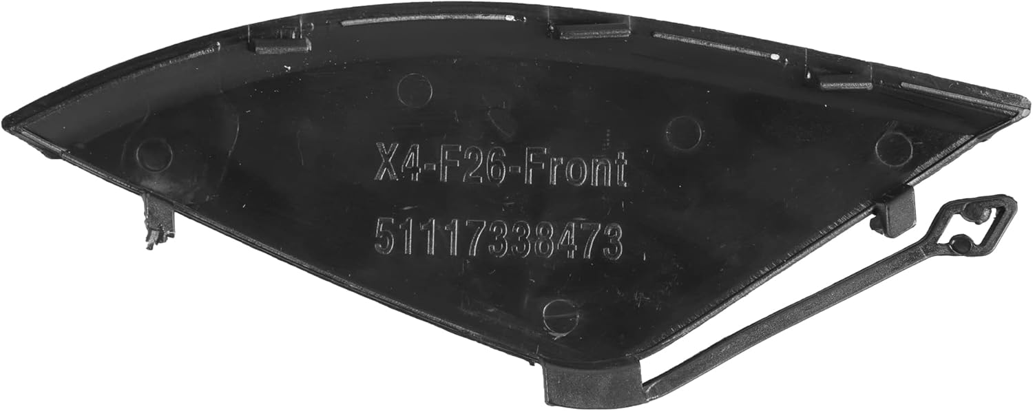 X AUTOHAUX Cubierta del gancho de remolque del parachoques delantero del coche 51117338474 para BMW X3 28iX 35iX 28dX 28i 2015-2017 gancho de