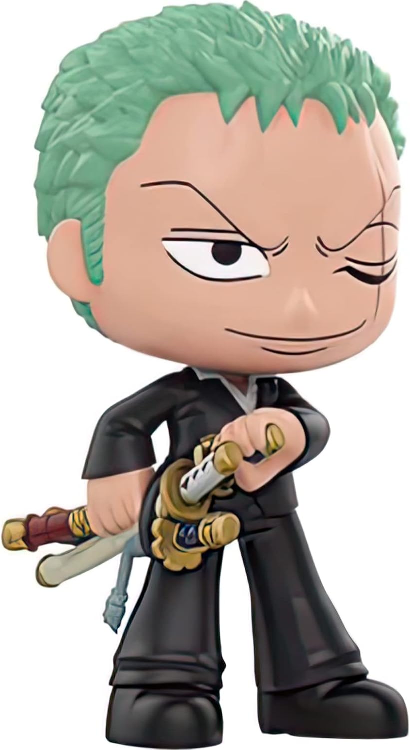 Roronoa Zoro Fun ko Mystery Minis – Figura de vinilo con 1 protector gráfico compatible con ‘ToysDiva’ (30608  B)