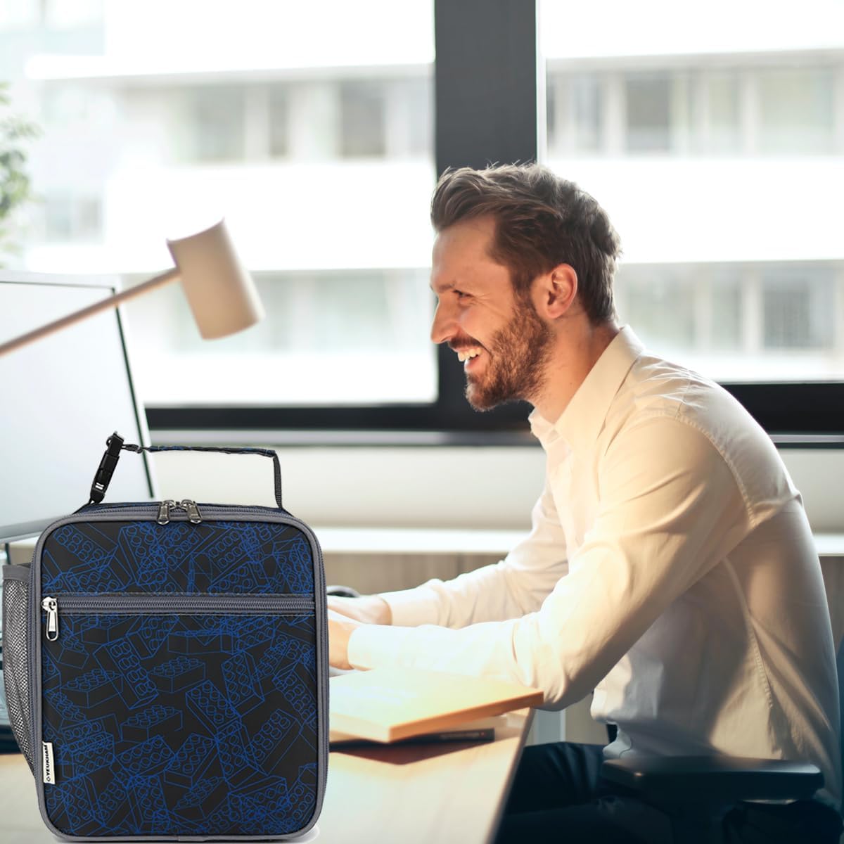 Lonchera para niños, niñas, hombres y mujeres, kit de lonchera térmica pequeña y suave para la escuela, trabajo, picnic, viajes, lonchera portátil