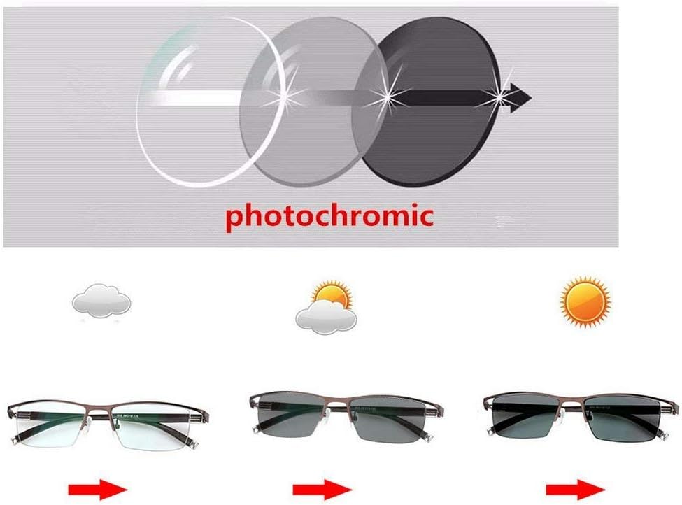 Visión ajustable fotocromática de los hombres de la lectura de MINCLSun con lentes progresivas multifocales Colombia - Imagen 8
