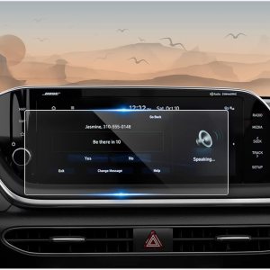 CDEFG Protector de pantalla de vidrio templado para Hyundai Sonata 2020 2021 2022 2023  Palisade 2020-2022 de 10.25 pulgadas CDEFG Protector de pantalla de vidrio templado para Hyundai Sonata 2020 2021 2022 2023  Palisade 2020-2022 de 10.25 pulgadas