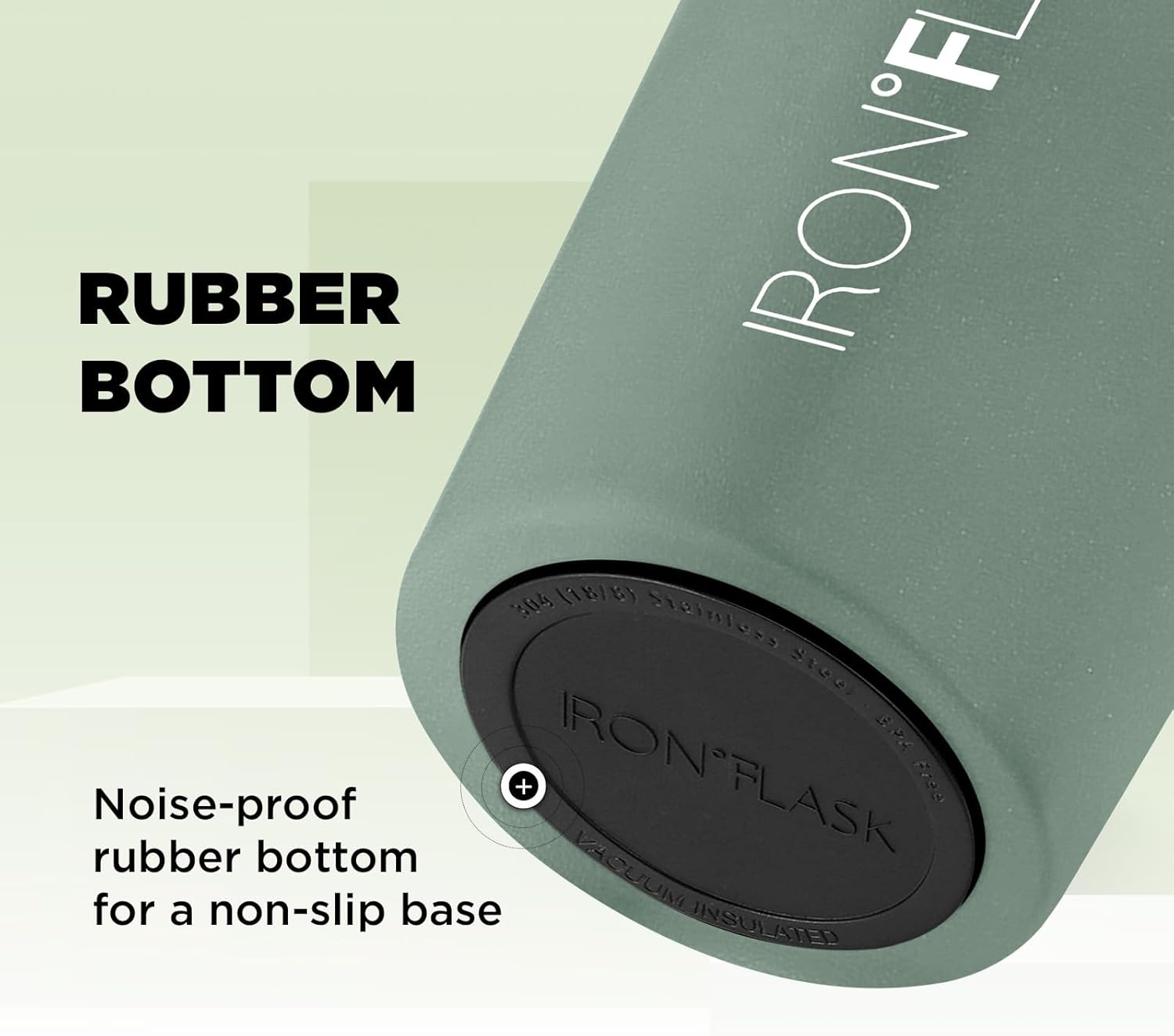 IRON FLASK Co-Pilot – Vaso aislado con popote y tapas abatibles, botella portavasos, para bebidas calientes y frías, a prueba de fugas, agua, taza