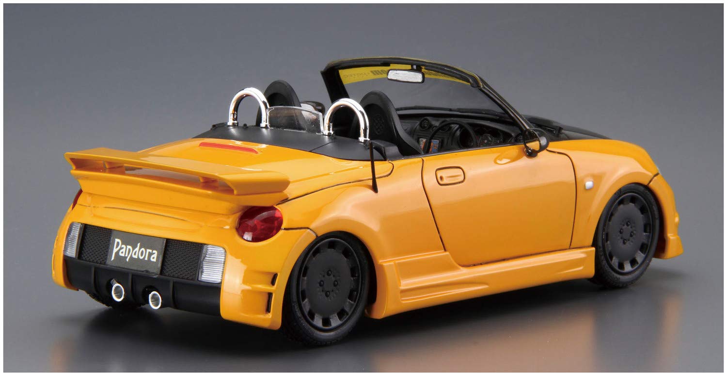 Aoshima 124 The Tuned Car Series No.51 Daihatsu Pandora TYPE887 EVOII L880K Copen 2002 Modelo de plástico