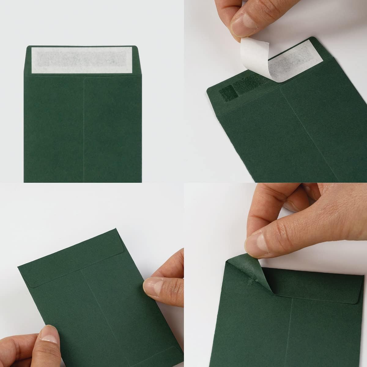 Paquete de 100 sobres de semillas autoadhesivos para monedas pequeñas, paquetes de almacenamiento de semillas para jardín, oficina o regalo de boda