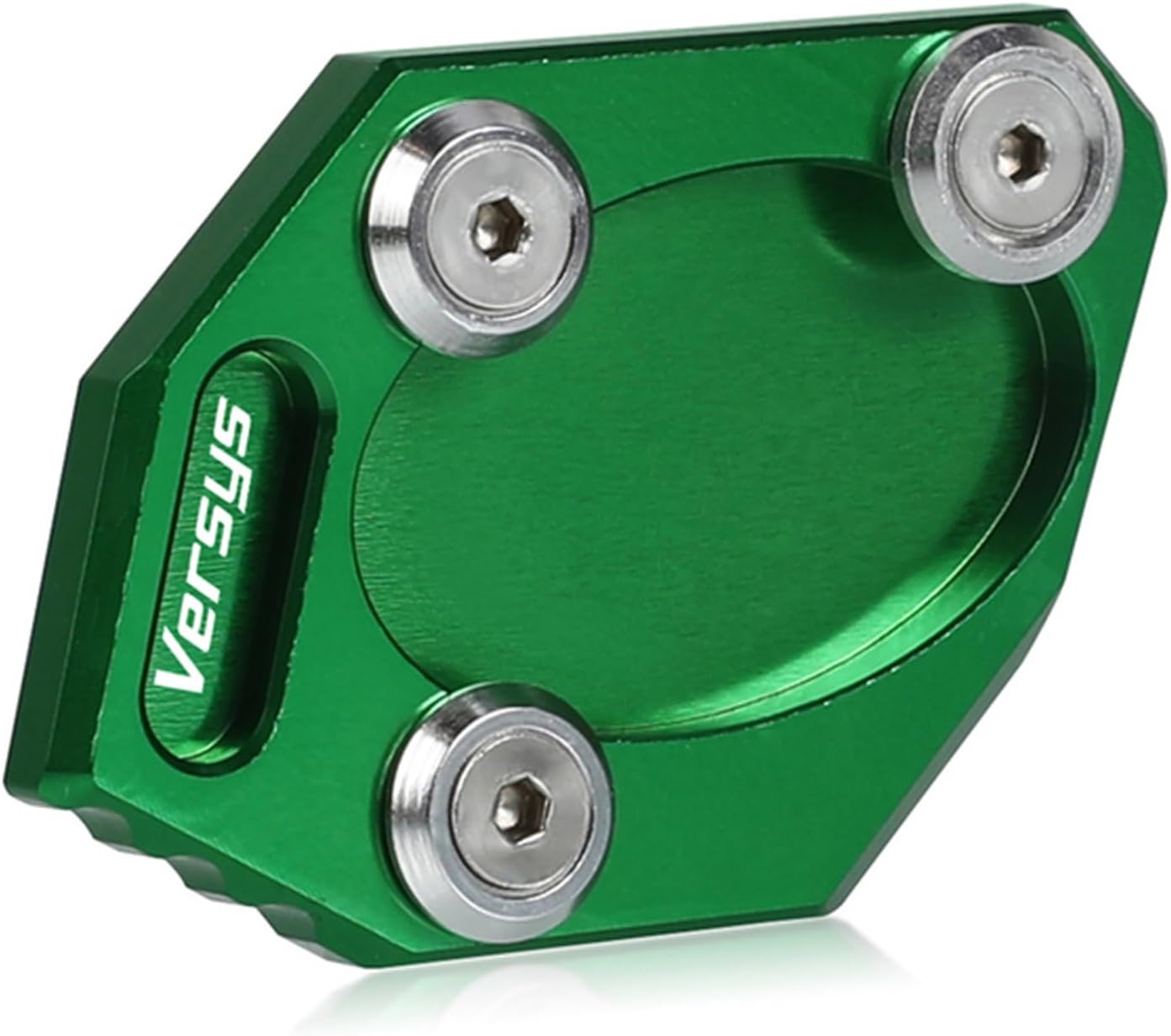 Soporte lateral de aluminio CNC para motocicleta, soporte lateral para ampliar la placa de extensión para Kawasaki Versys 650 2007-2009 (color