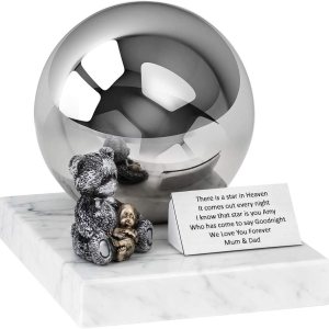 Gregspol Ltd Ataúd de cenizas funerarias para niños, urna de cremación para bebé, urna única de oso de peluche (oso Teady), pequeña Gregspol Ltd Ataúd de cenizas funerarias para niños, urna de cremación para bebé, urna única de oso de peluche (oso Teady), pequeña