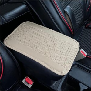 Almohadilla para consola central de automóvil, funda de cuero universal para caja de almacenamiento para reposabrazos, accesorios interiores de Almohadilla para consola central de automóvil, funda de cuero universal para caja de almacenamiento para reposabrazos, accesorios interiores de