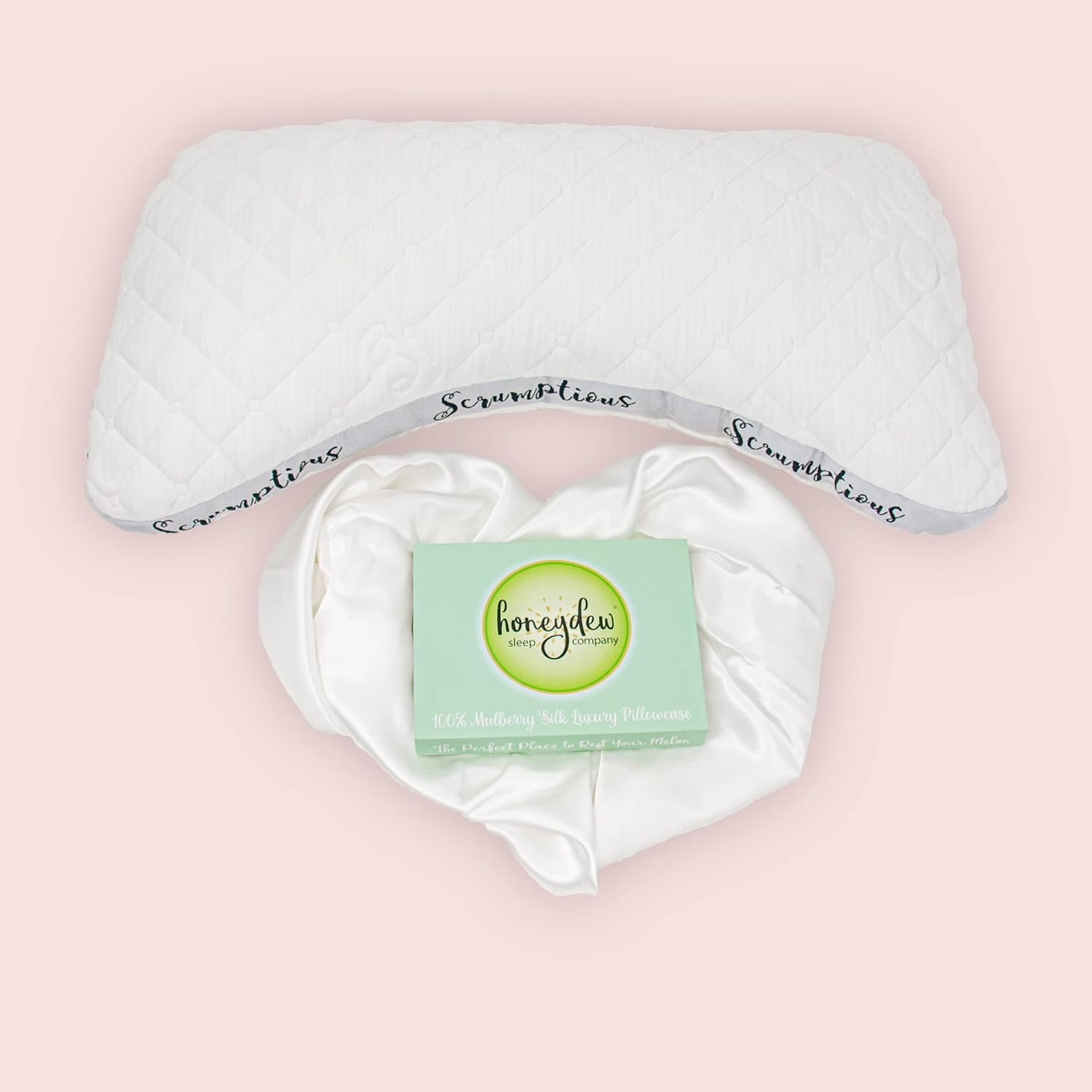 Honeydew Forever Young Beauty Box – El mejor kit de funda de almohada de seda de morera antienvejecimiento para reducir las arrugas y mejorar la tez