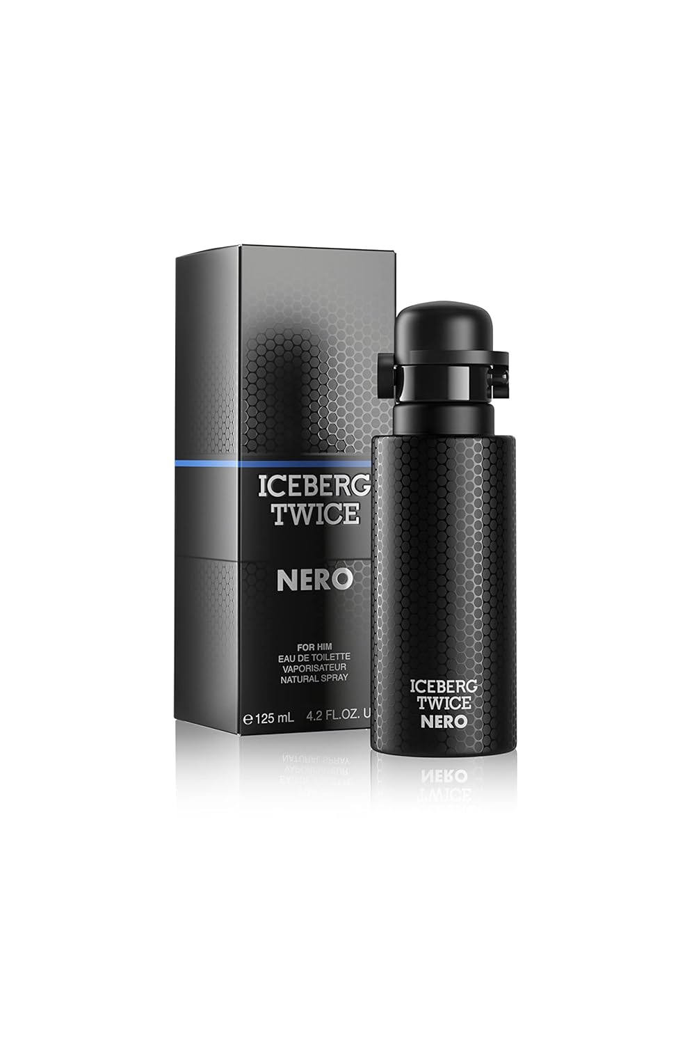 ICEBERG Twice NERO  Emocionante fragancia personal para el caballero moderno  Colonia clásica EDT en aerosol para hombres  Notas vibrantes y
