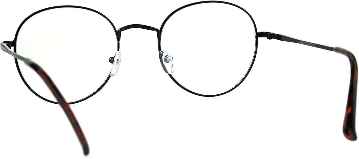 SA106 Marco de lentes de cristal redondo con borde de metal clásico de los años 90