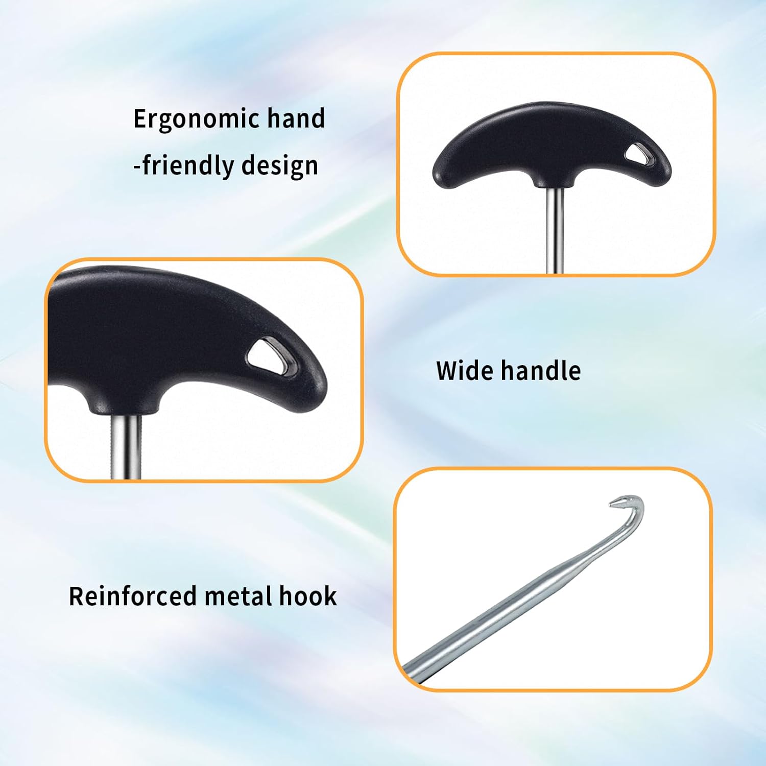 UOMIO Tensor de encaje de hockey, herramienta de ajuste de encaje de zapatos, herramienta de ajuste de encaje para patines de hielo, herramienta de