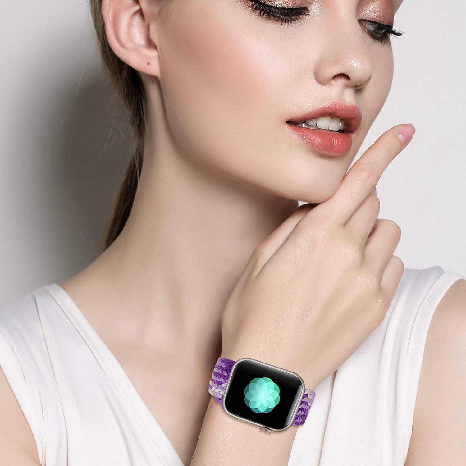 DOBSTFY Compatible con correas de Apple Watch de 1.496 pulgadas, 1.575 pulgadas, 1.614 pulgadas, 1.654 pulgadas, 1.732 pulgadas, 1.772 pulgadas,