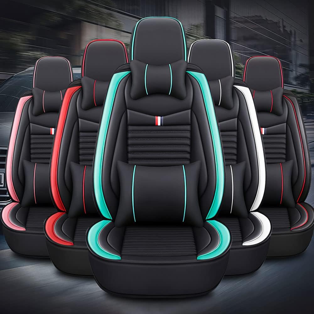 Fundas de asiento de automóvil para Toyota Corolla 1997-2022, fundas de asiento de automóvil de cuero de lujo, funda universal antideslizante para