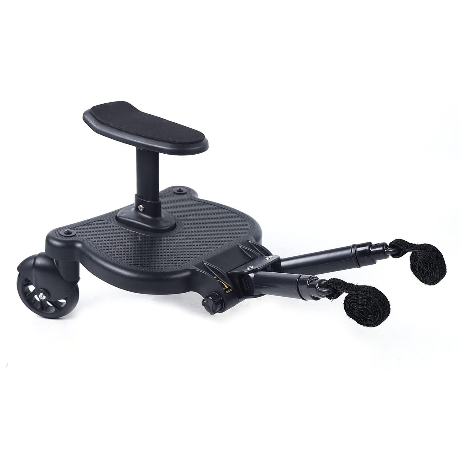 Tabla de cochecito 2 en 1 con accesorio de asiento – Conectores de cochecito para niños grandes – Versátil y práctica tabla de pie para cochecito –