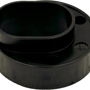 Ozark Fence & Supply – Donut de poste de valla de vinilo ultraduradero – Adaptador de poste de acero de 2-38 pulgadas a poste de vinilo de 5 Ozark Fence & Supply – Donut de poste de valla de vinilo ultraduradero – Adaptador de poste de acero de 2-38 pulgadas a poste de vinilo de 5