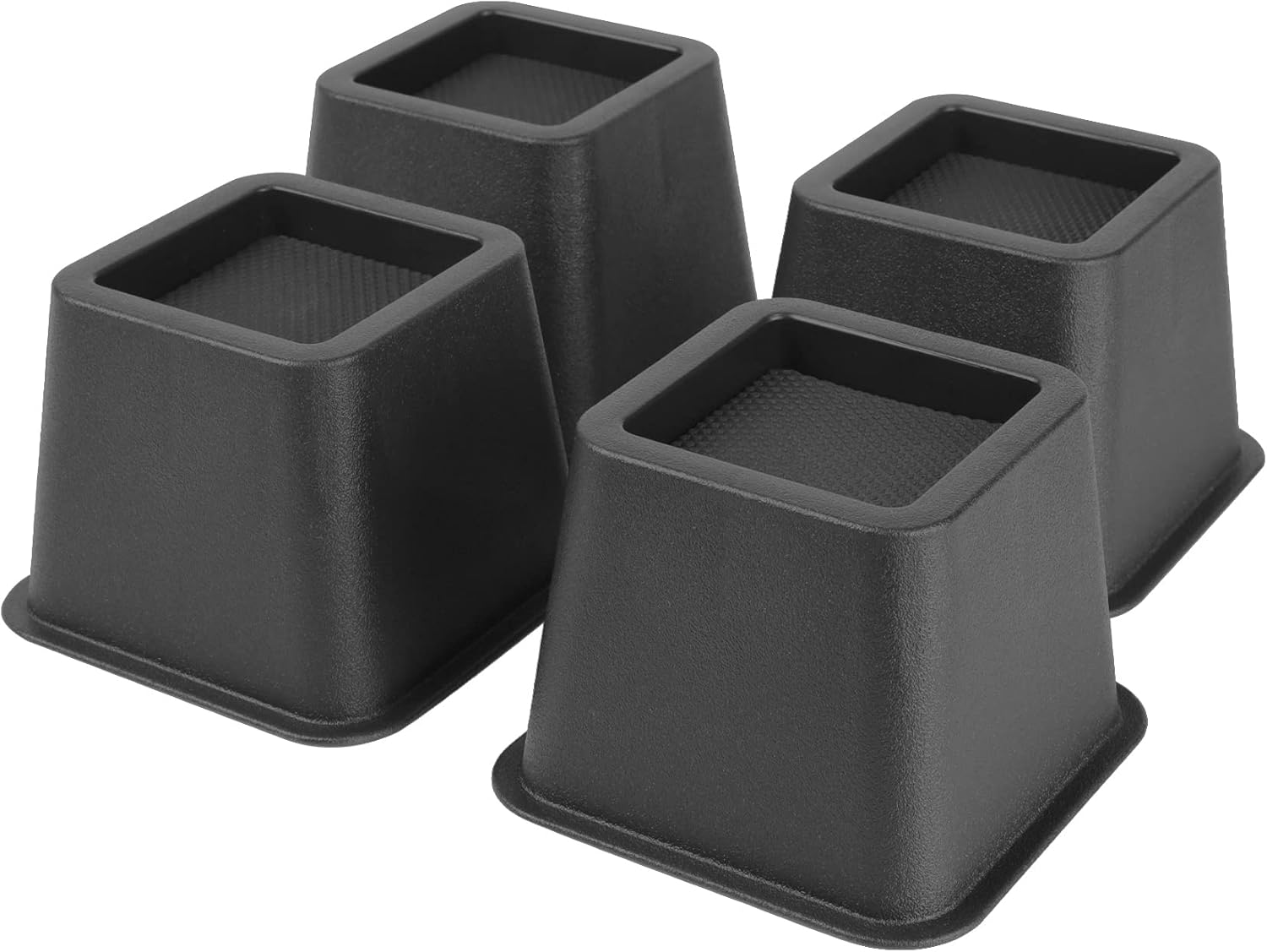 BTSD-home Juego de 4 elevadores de cama de 3 pulgadas para sofá y sillón, ideales para almacenamiento debajo de la cama, juego de 4