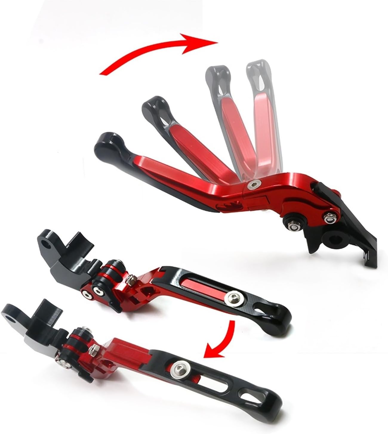 Accesorios de motocicleta CNC ajustable extensible plegable palanca de embrague de freno manillar agarre de mano para BMW F850GS F750GS F 850 GS