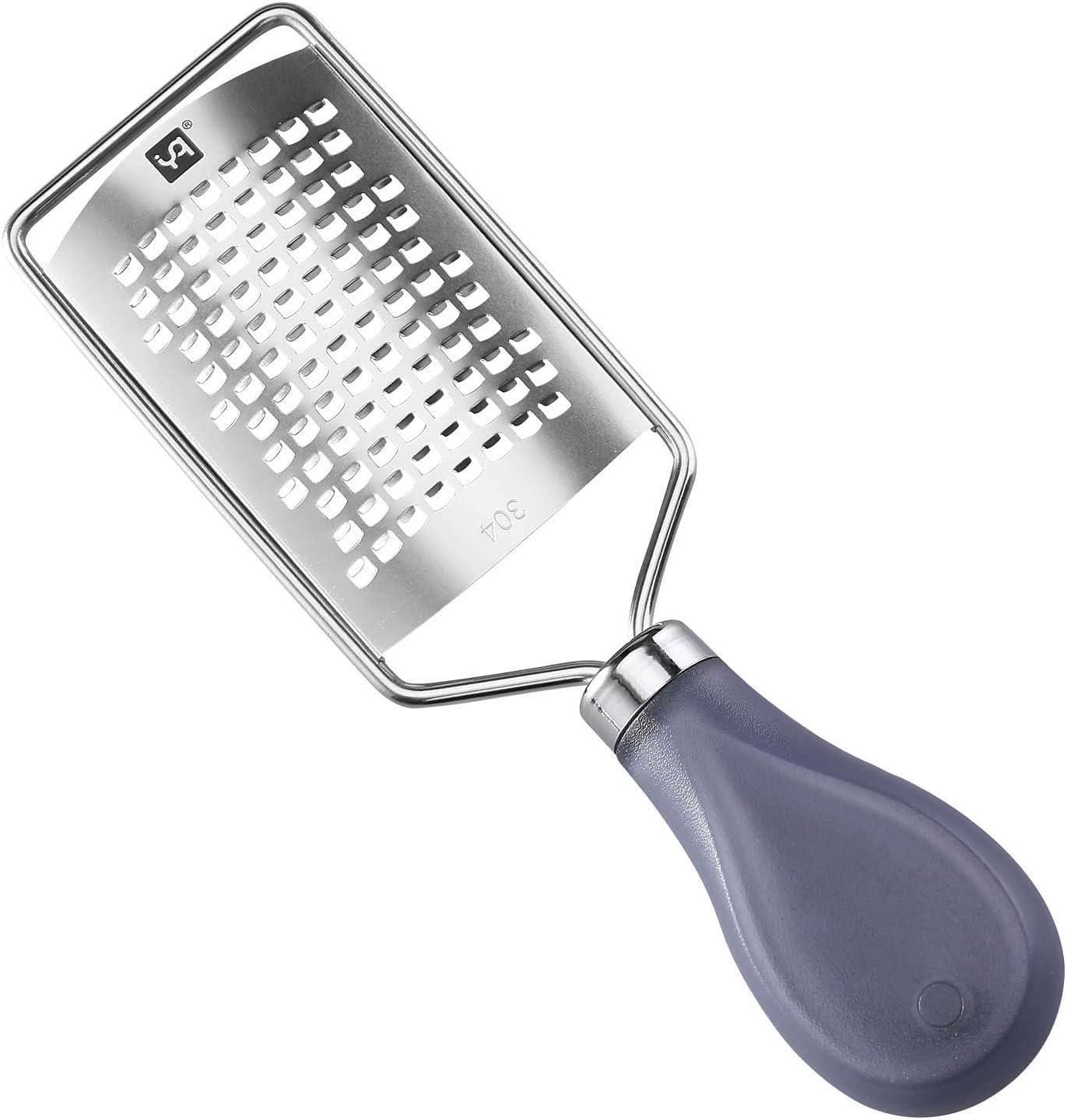 yq Rallador de queso plano de mano, mini rallador de queso de acero inoxidable, herramientas de cocina para queso, chocolate, especias, jengibre,