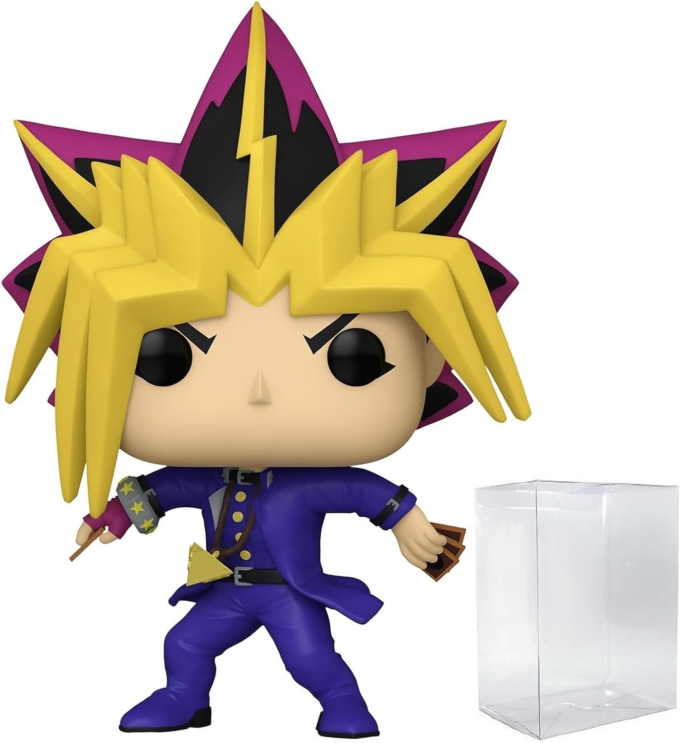 POP Yu-Gi-Oh! – Figura de vinilo Funko de Yami Yugi (Demon Kingdom) (paquete con funda protectora de caja compatible), multicolor, 3.75 pulgadas