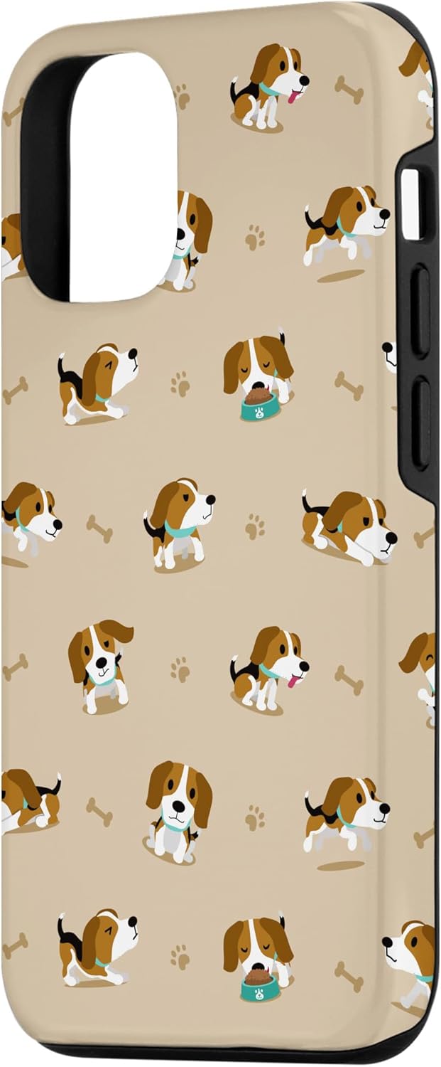 Funda gráfica para iPhone 1212 Pro Dog Beagle Lover Cute Pet Women Girl Beagle