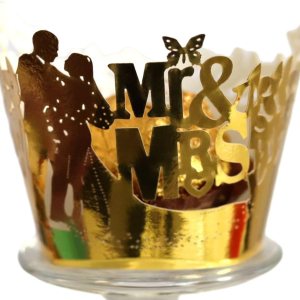 100 envoltorios de magdalenas de MR & MRS, papel artístico para hornear pasteles, papel de encaje cortado con láser, envoltorios para cupcakes, 100 envoltorios de magdalenas de MR & MRS, papel artístico para hornear pasteles, papel de encaje cortado con láser, envoltorios para cupcakes,