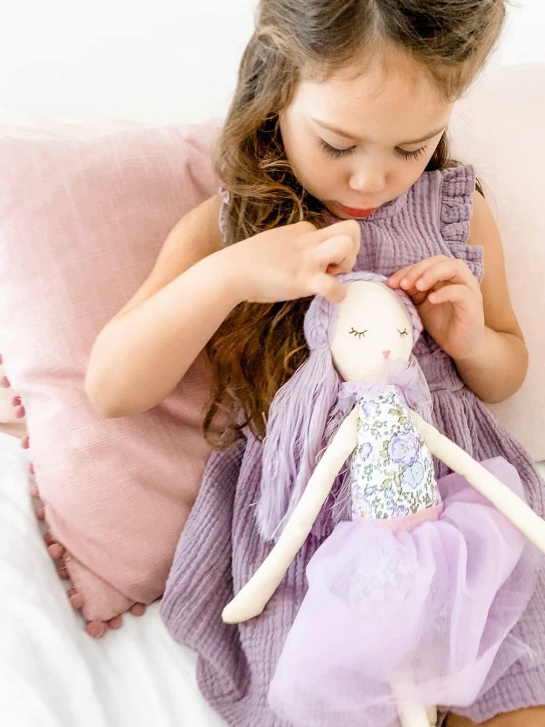 Mon Ami Muñeca de peluche de diseñador perfumada de lavanda, 20 pulgadas, divertido y adorable juguete de peluche para niños de todas las edades,