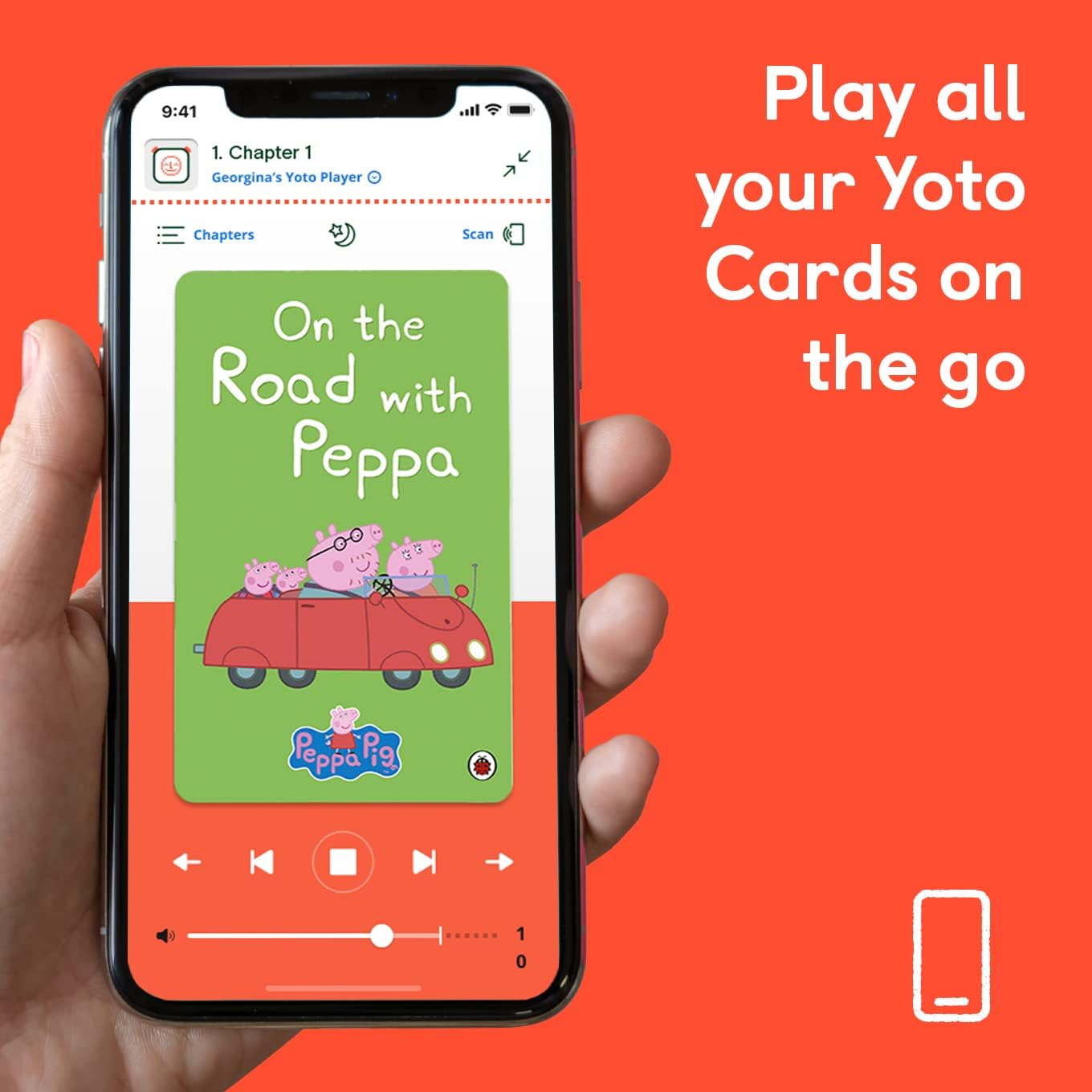 Yoto Reproductor (3 generación) + juego con paquete Peppa  Altavoz de audio Bluetooth para niños, dispositivo todo en 1 sin pantalla que reproduce