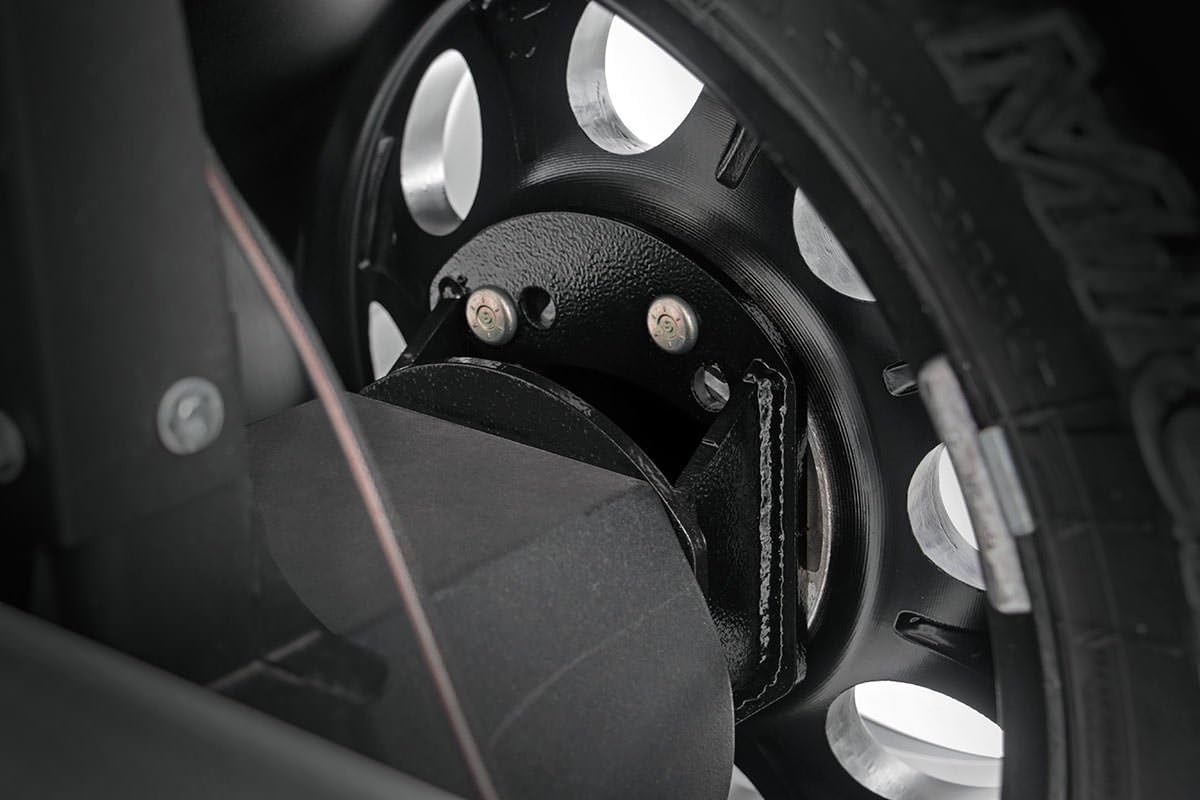 Rough Country 1053 separador de porta neumáticos de rueda de repuesto para Jeep