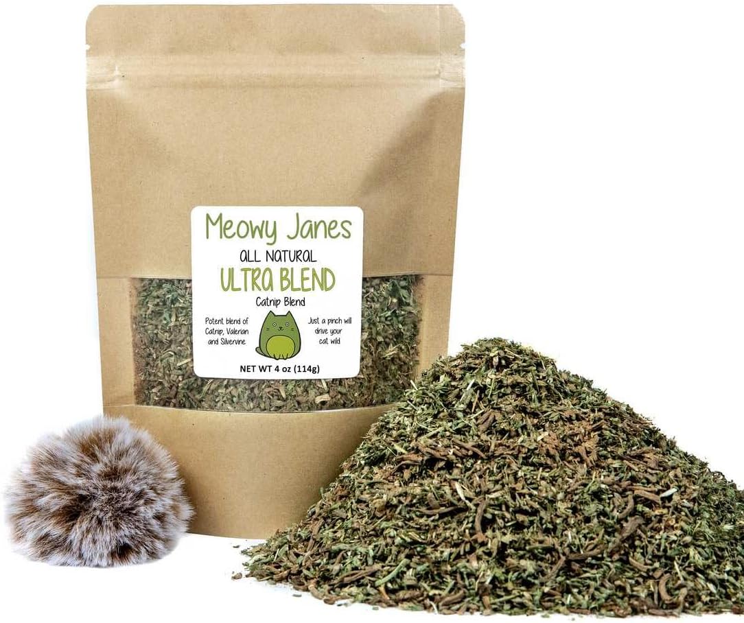 Ultra Blend with Toy – Mezcla natural de hierba gatera, polvo de vid de plata y raíz de valeriana (bolsa de 4.0 onzas)