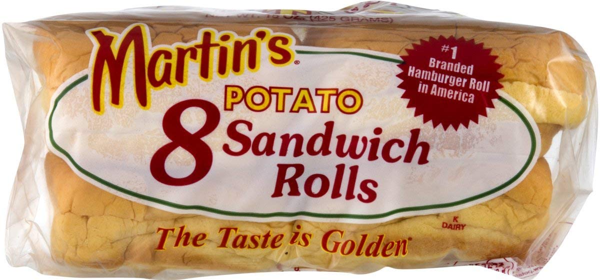 Martin’s Rollos de sándwich de patata – 8 paquetes de 15 onzas bolsa (3 bolsas)