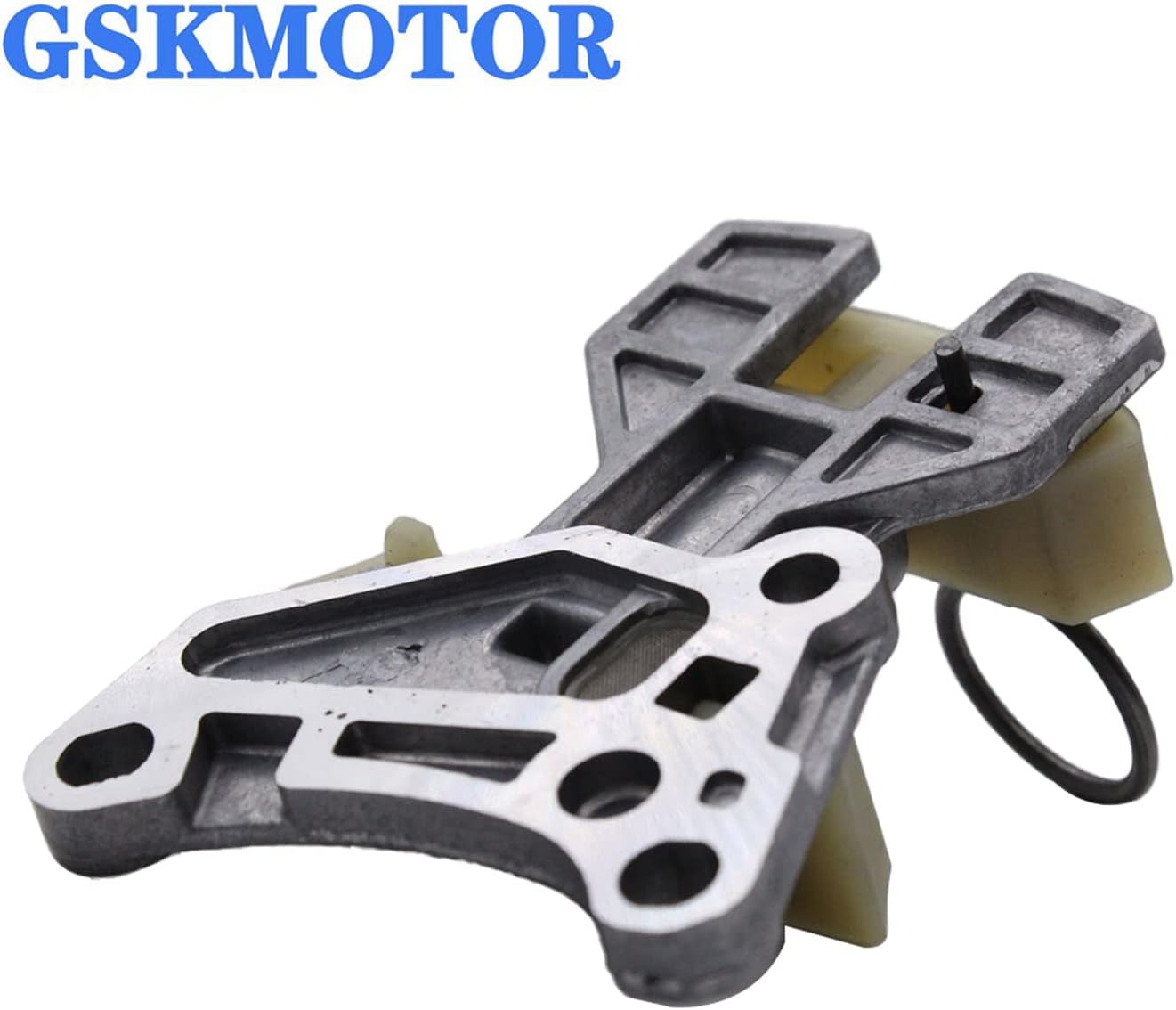 GSKMOTOR Kit de tensor y cadena de distribución Compatible con Audi A4 VW JETTA 2.0T EOS 06F109217A