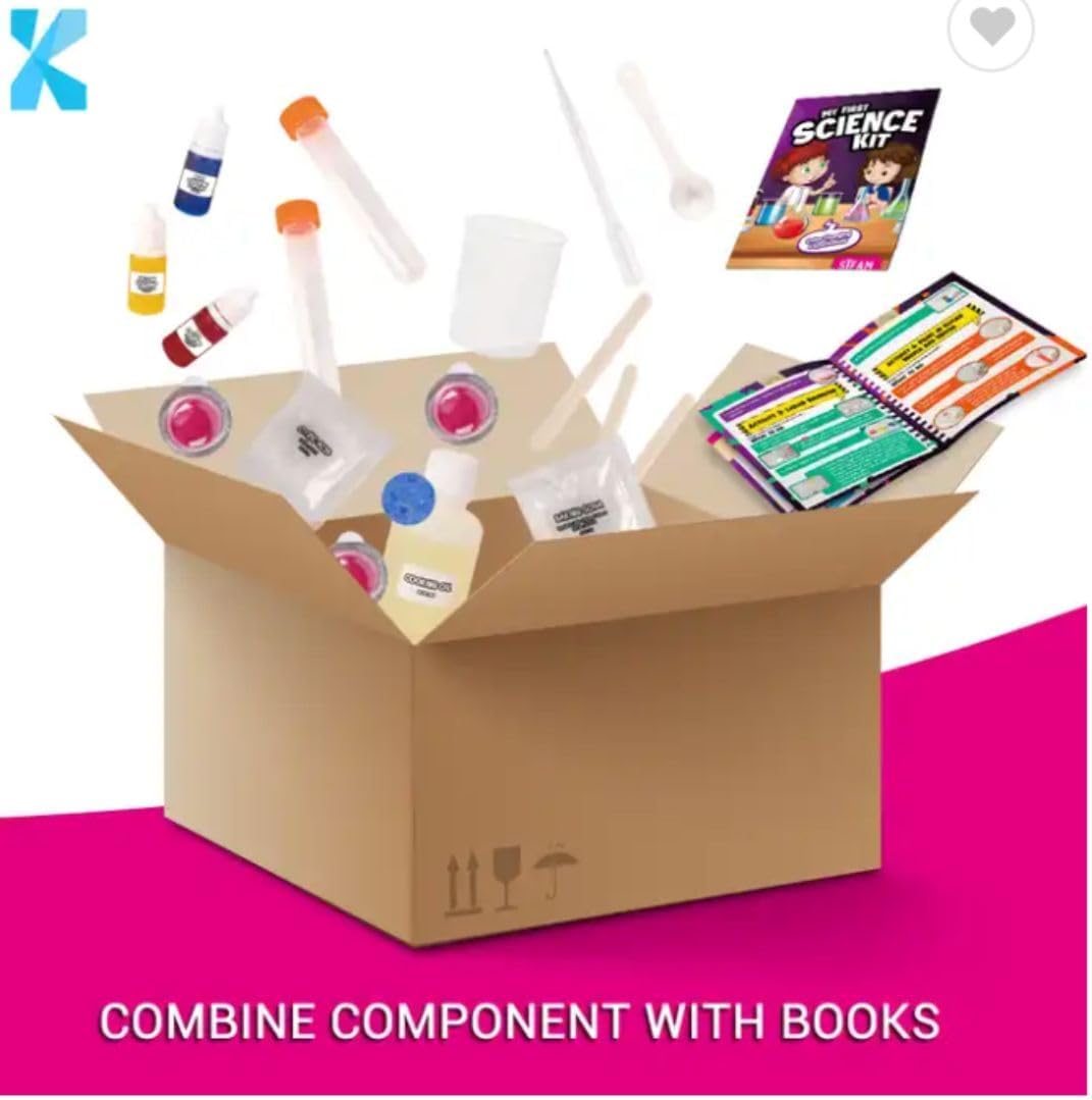 Explora la ciencia! Brilla en la oscuridad, mi primer kit científico se reúne con los increíbles experimentos de cambio de color