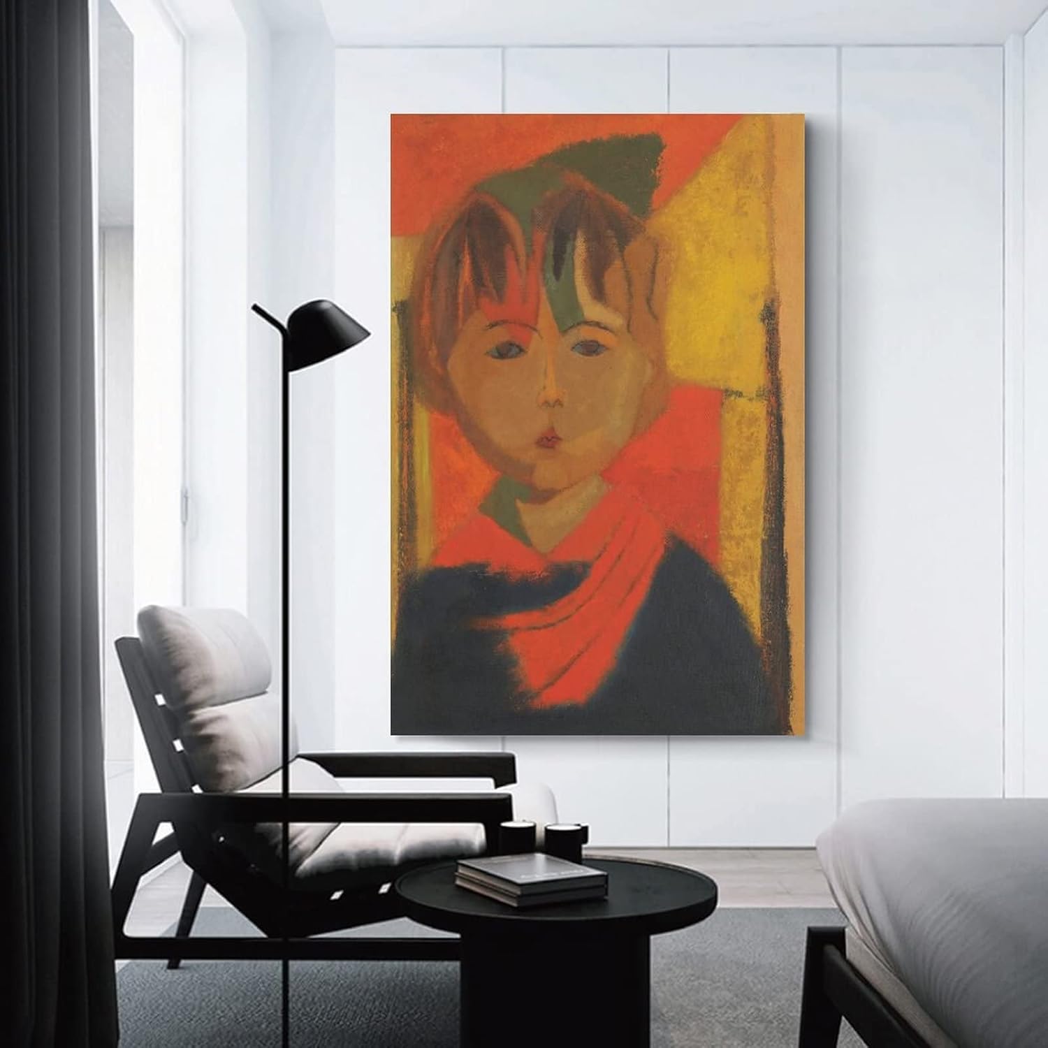 LEIZHAN Julio Rosa Del Valle Carmencita – Lienzo grande impreso con pinturas famosas para oficina, hogar, pared, arte de pared, pósteres de lienzo,